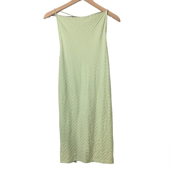 Free People Other - NWOT FREE PEOPLE BEACH OPEN BACK LIGHT LIME GREEN COVER UP DRESS. SIZE LARGE